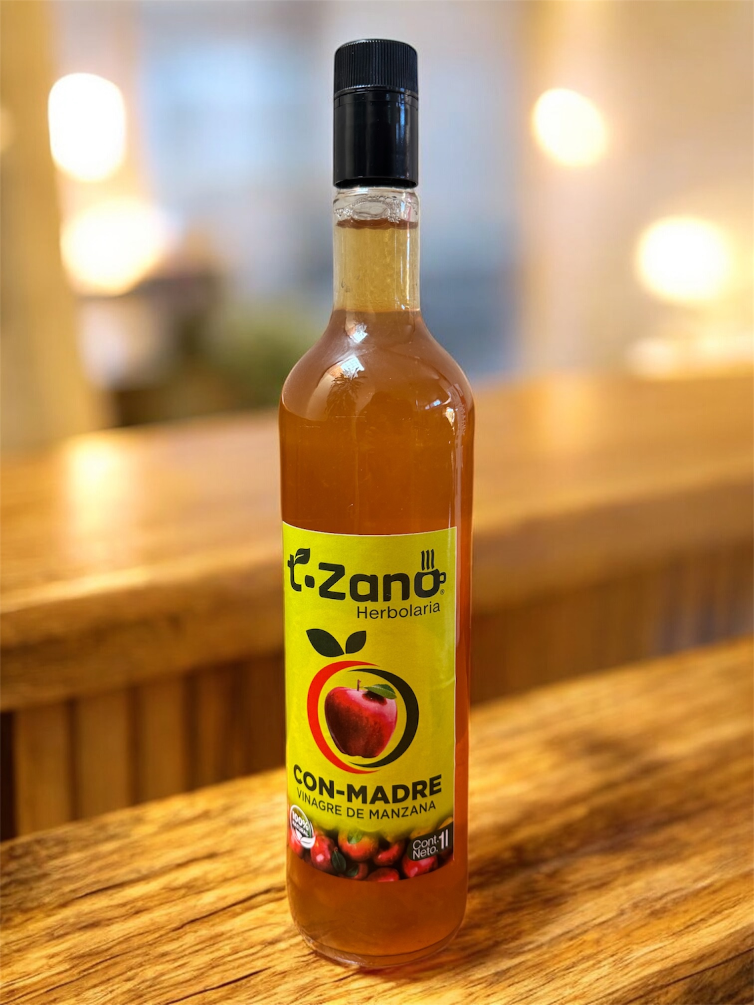 Vinagre de manzana con madre